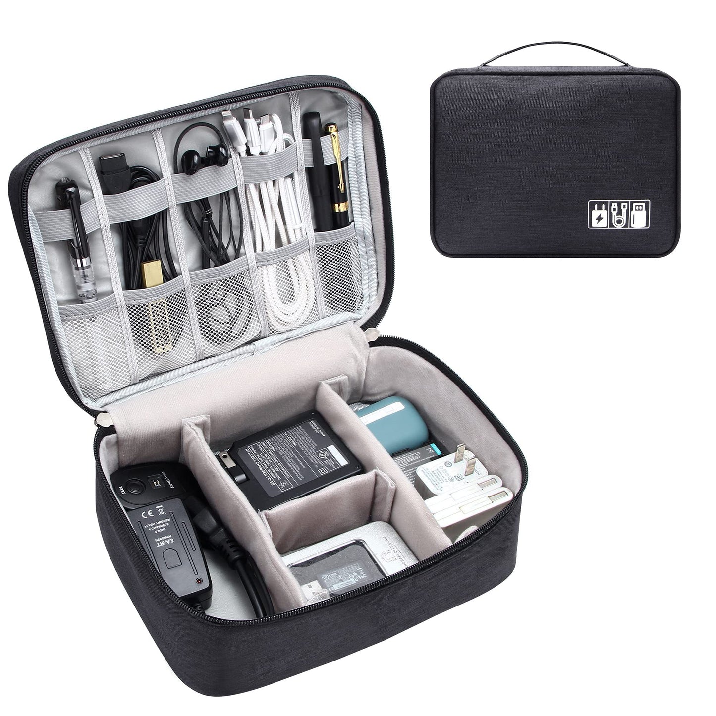 Waterproof Travel Cable Organizer – Compact, Durable & Portable - Ecolom 