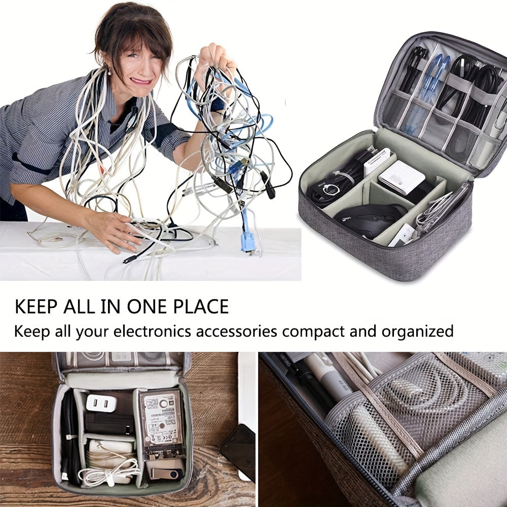 Waterproof Travel Cable Organizer – Compact, Durable & Portable - Ecolom 